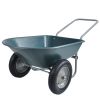 Two wheeled trolley for green garden 15 inch pneumatic wheel WB1001GN
