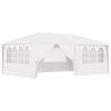 Professional Party Tent with Side Walls 13.1'x19.7' White 0.3 oz/ftÂ¬â‰¤