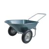 Two wheeled trolley for green garden 15 inch pneumatic wheel WB1001GN