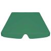 Replacement Canopy for Garden Swing Green 74"/66.1"x43.3"/57.1"