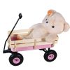 Outdoor&nbsp;Wagon&nbsp;All&nbsp;Terrain&nbsp;Pulling&nbsp;w/Wood&nbsp;Railing&nbsp;Air&nbsp;Tires&nbsp;Children&nbsp;Kid&nbsp;Garden