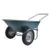 Two wheeled trolley for green garden 15 inch pneumatic wheel WB1001GN