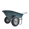 Two wheeled trolley for green garden 15 inch pneumatic wheel WB1001GN