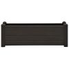 Garden Raised Bed PP Anthracite 39.4"x16.9"x13.8"
