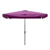2Mx3M Aluminum Patio Umbrella Fuchsia