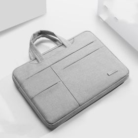 Laptop Bag Suitable For Notebook 15.6 Protective Cover (Option: Grey-13.3inches)