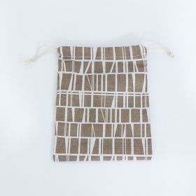 Drawstring storage bag (Option: Bronze-M)