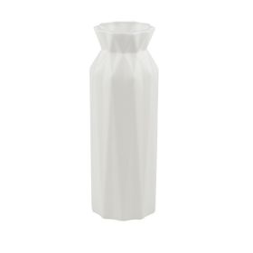 Simple Drop-resistant Melamine Vase Domestic Ornaments (Color: White)