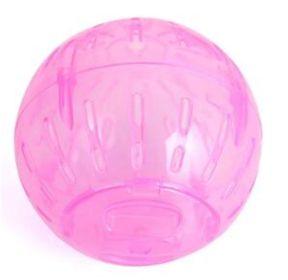 Pet Hamster Running Fans You Roll The Ball Turn The Ball (Color: Pink)