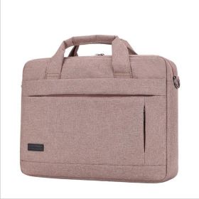 Shockproof One-Shoulder Laptop Bag (Option: Khaki-13in)