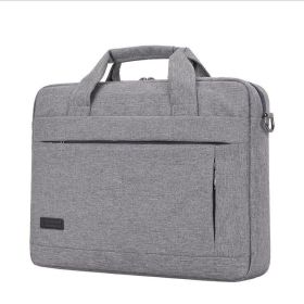 Shockproof One-Shoulder Laptop Bag (Option: Dark Grey-13in)