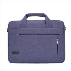 Shockproof One-Shoulder Laptop Bag (Option: Blue-13in)