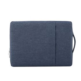 Compatible with Apple , Notebook Liner Bag Men And Women Cowboy Bag Lenovo Huawei Apple Computer Bag (Option: Navy Blue-11 Inch)
