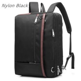 Inch Laptop Bag, Nylon Bag, Free Handbag, (Option: Nylon black-17.3inch)