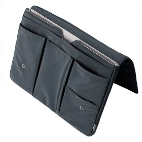 Compatible with Apple, Multi-compartment Handheld IPad Storage Bag Waterproof And Anti-collision Computer Bag (Option: Black-13inches)
