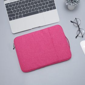 Notebook Tablet Laptop Storage Bag (Option: Rose Red-11 Inch)