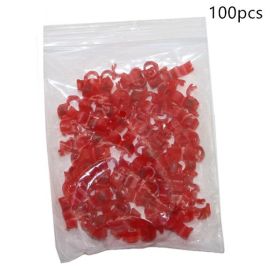 Bird foot ring split ring (Option: Red-3MM-100pcs)
