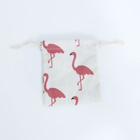 Drawstring storage bag (Option: White-S)