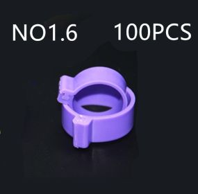 100 PCS The Chicken Foot Ring (Option: 1.6Purple 100PCS)