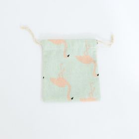 Drawstring storage bag (Option: Light Green-S)
