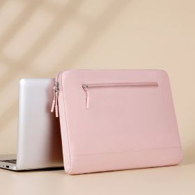 Laptop Bag Suitable For Protective Case Portable Computer Bag (Option: Pink-13size)