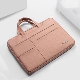 Laptop Bag Suitable For Notebook 15.6 Protective Cover (Option: Pink-13.3inches)