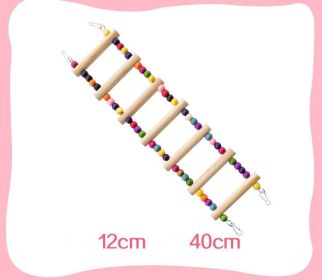 Parrot Bird With Toy Supplies Swing Ring Aerial Ladder Climbing Ladder (Option: Seven aerial ladders)