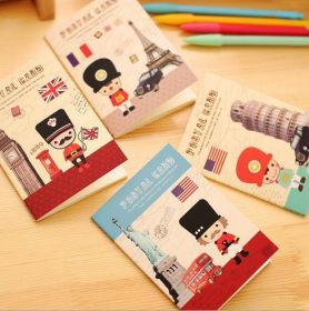 Special Korean stationery cute cartoon book wholesale student children notebook gift small gifts (Option: 115soldiers)