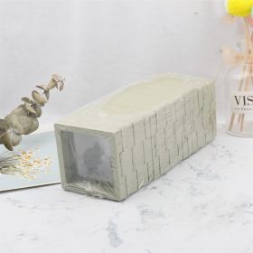 Dressing Table PE Film Suspension Holder Transparent Hand String Jewelry Display Rack Packaging Storage Box (Option: Fruit green 10pcs-7x7)