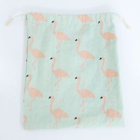 Drawstring storage bag (Option: Light Green-L)