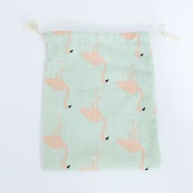 Drawstring storage bag (Option: Light Green-M)