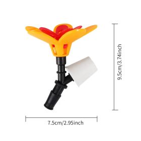 Outdoor Garden Courtyard Wine Bottle Bird Landscape Decoration Bird Feeder (Option: Single Head)