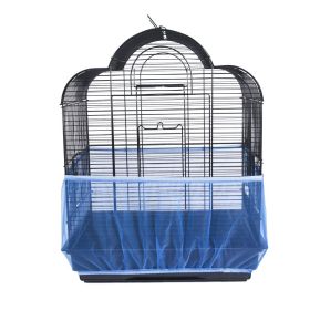 Mesh bird cage covers dust-proof bird cage (Option: Blue-L)