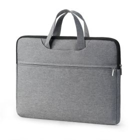 Oxford Cloth Portable Breathable Computer Bag (Color: Grey)