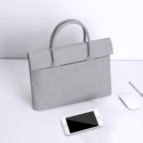 Portable Apple Ipad Tablet Inner Case Protective Cover Laptop Case (Option: Silver Grey-12 Inch)