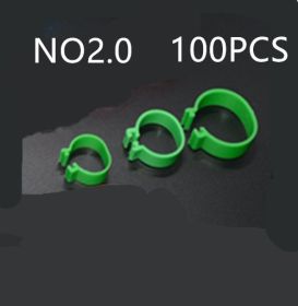100 PCS The Chicken Foot Ring (Option: 2.0Green 100PCS)