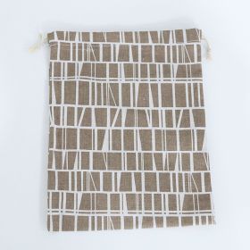 Drawstring storage bag (Option: Bronze-L)