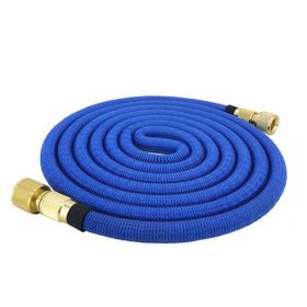 3 Times Telescopic Hose High Pressure Water Gun (Option: Blue-7.5M)