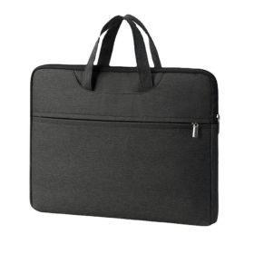 Oxford Cloth Portable Breathable Computer Bag (Color: Black)