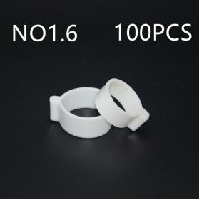 100 PCS The Chicken Foot Ring (Option: 1.6White 100PCS)