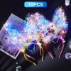 Easter Headwear Led Bunny Ears Headbands Glowing Rabbit Cat Party Light Up Blinking Headwear Wedding Birthday Holiday Gift Decor