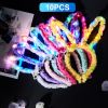 Easter Headwear Led Bunny Ears Headbands Glowing Rabbit Cat Party Light Up Blinking Headwear Wedding Birthday Holiday Gift Decor