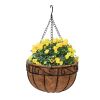 Lawn Supplies Round Coconut Palm Plants Hanging Basket