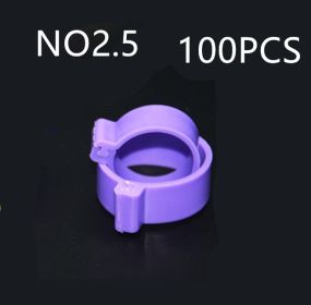 100 PCS The Chicken Foot Ring (Option: 2.5Purple 100PCS)