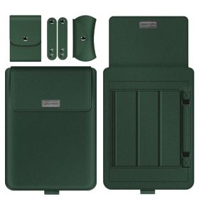 Notebook Stand Computer Liner Storage Bag (Option: Green-11inch 12inch)