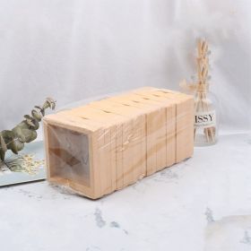 Dressing Table PE Film Suspension Holder Transparent Hand String Jewelry Display Rack Packaging Storage Box (Option: Khaki 10pcs-11x11)