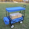 Garden Shopping Beach Cart folding wagon