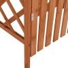 Pergola with Gate 45.7"x15.7"x80.3" Solid Firwood
