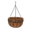 Lawn Supplies Round Coconut Palm Plants Hanging Basket