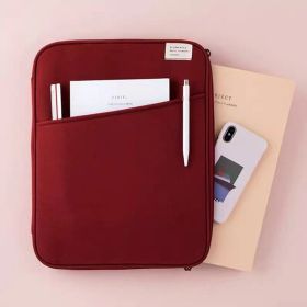 Shockproof Tablet PC Bag Liner (Option: Brick red-13inch)